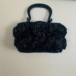 Mad By Design Black rose purse